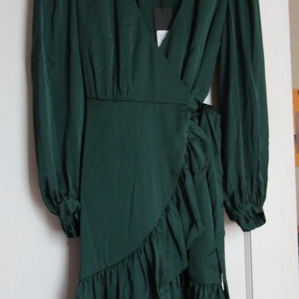 DRS Olivia Ruffle Wrap Dress